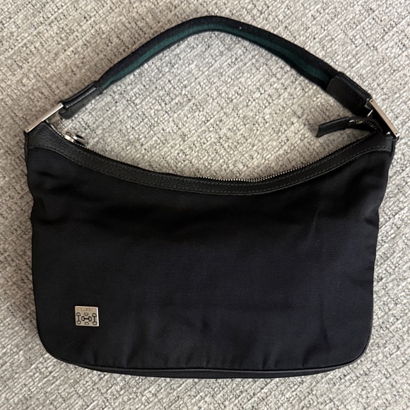 Handbags - Gucci Shoulder Bag with Green-Trim Strap
